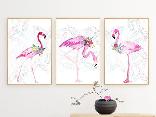 零基礎(chǔ)精品油畫課 家居系列之火烈鳥