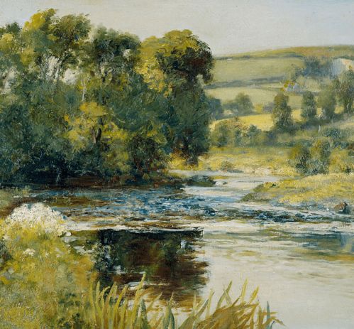 古典主義風格下的寧靜田園 油畫風景作品欣賞