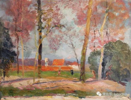 法國畫家Victor Charreton筆下的迷人油畫風景