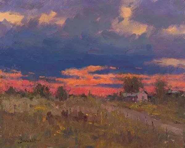 美國畫家唐·布蘭克特風景油畫作品欣賞